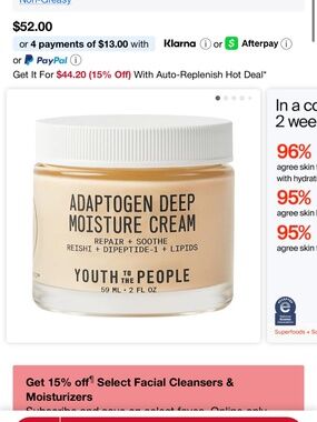 Youth to the people moisturizer